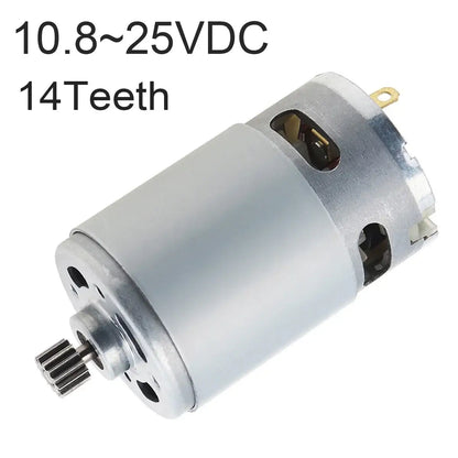 RS550 DC Motor 8.2mm 14Teeth Gear 25000RPM for Tools CHINA