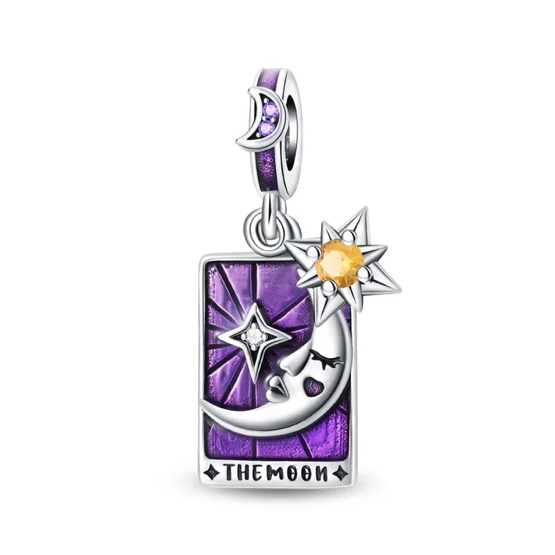 925 Sterling Silver Tarot Death God Charm Beads for Necklace and Bracelet DIY Fine Jewelry Gifts