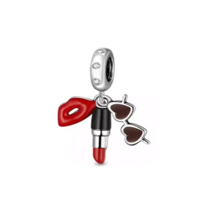 Sunflower Evil Eye Charm 925 Silver Plated Bead for DIY Bracelets Women's Jewelry B2675