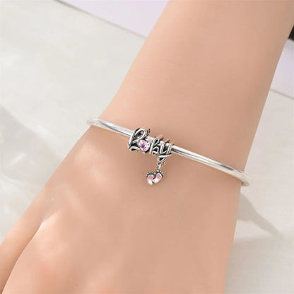 925 Sterling Silver Animal Charms Set Elephant Cat Capybara Swan Zircon Beads for DIY Necklace and Bracelet Jewelry Gift