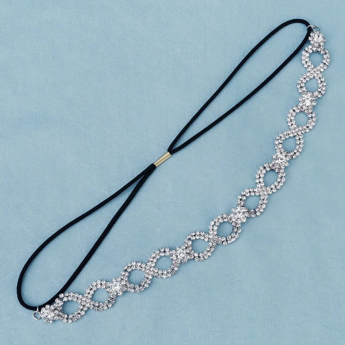 Luxury Pearl Rhinestone Beaded Hairband Lace Crown Crystal Bridal Tiara for Weddings and Special Events