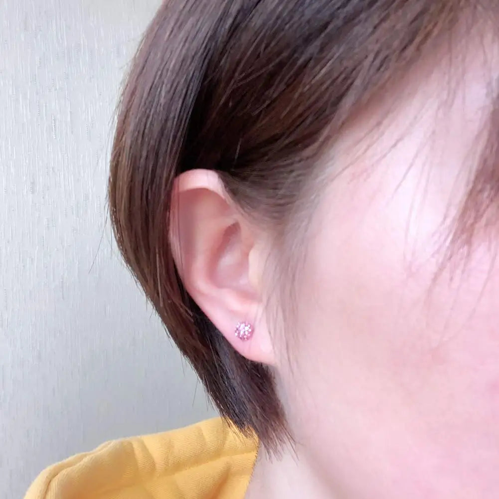 3 Pairs 16G Hypoallergenic Stud Earrings Set for Girls with Screw On Safety Backs Surgical Steel Women’s Jewelry