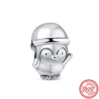Silver Animal Hearts Infinity Crown Bead Charms Bracelet for Women 925 Sterling Silver Jewelry Y119