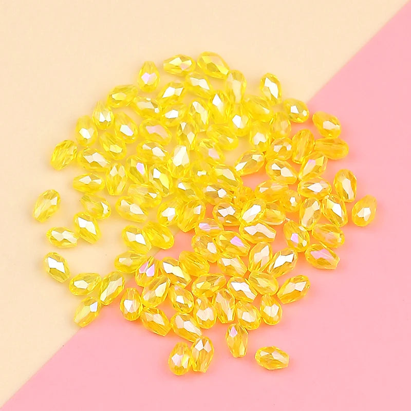 Exquisite Austrian Crystal Beads 3x5mm 100PCS for DIY Jewelry Bracelets and Necklaces