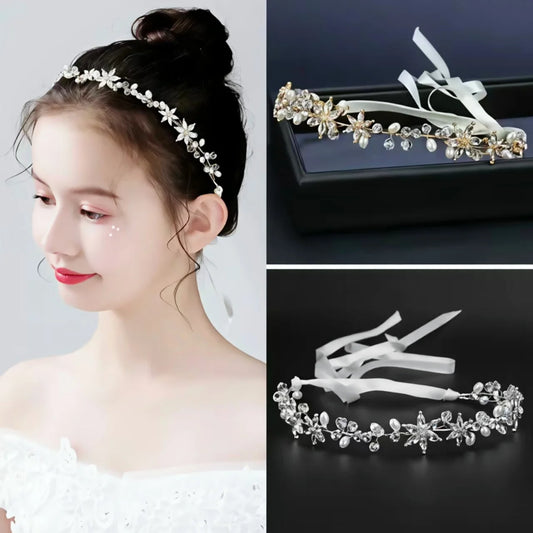 Elegant Crystal Rhinestone Headband for Girls Wedding Hair Accessories