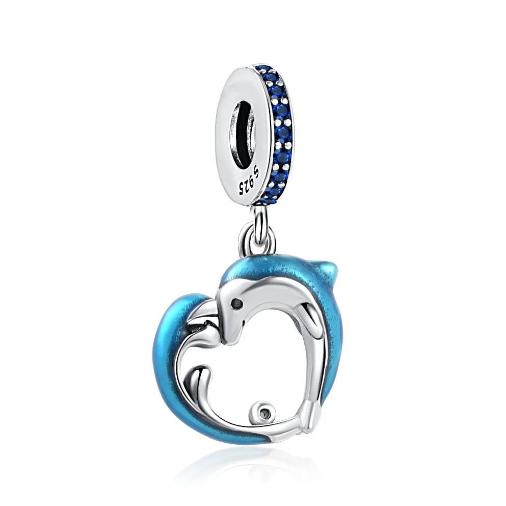 Sunflower Evil Eye Charm 925 Silver Plated Bead for DIY Bracelets Women's Jewelry B2847