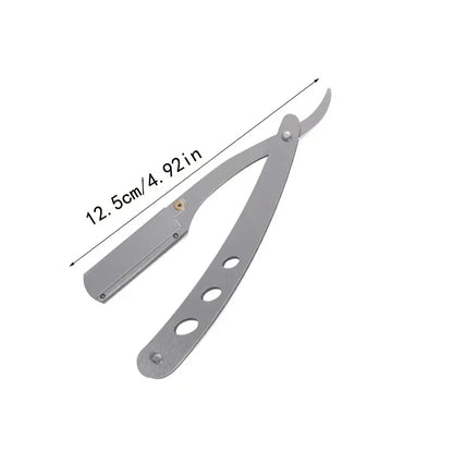 Men Professional Barber Razor Manual Shaver Stainless Steel