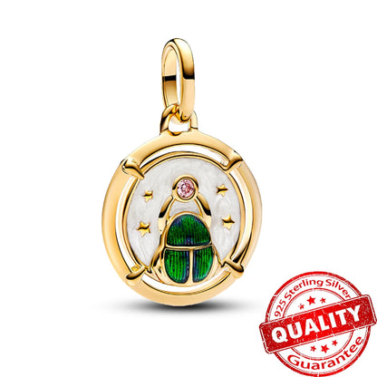 Elegant 925 Sterling Silver Ocean Themed Pendant Charm for Jewelry FCC427