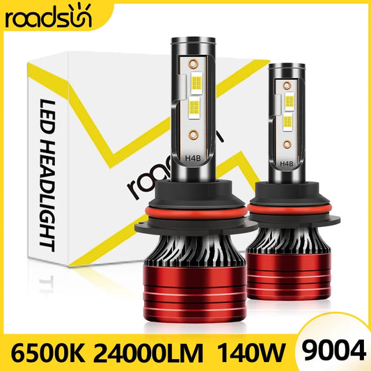 Super Bright LED Car Headlight 24000LM 9004 HB1 High Low Beams 150W 6500K Cold White
