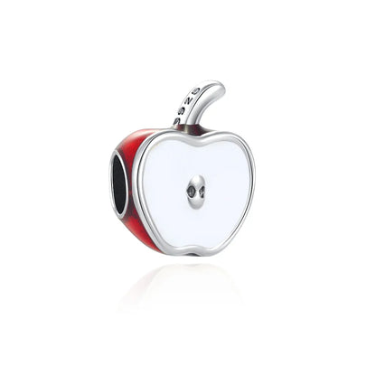 925 Silver Strawberry Cherry Durian DIY Dangle Beads