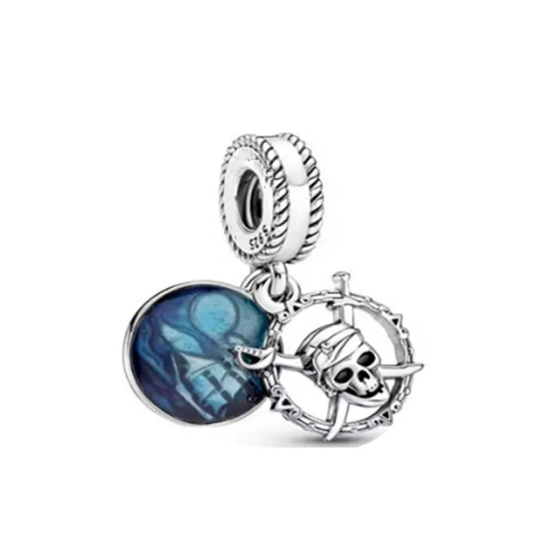 Exquisite 925 Silver Animal Bead Collection Featuring Fish Dog Duck and Pig Pendants for European DIY Bracelets