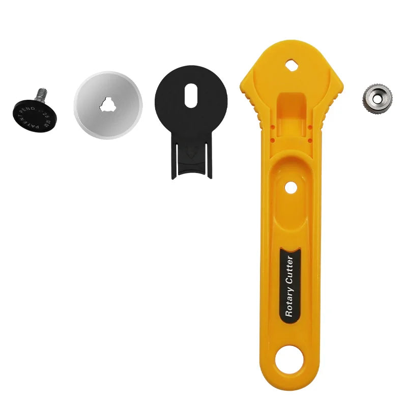 Rotary Cutter Pro - 28mm/45mm Patchwork Roller Knife for Effortless Fabric Cutting