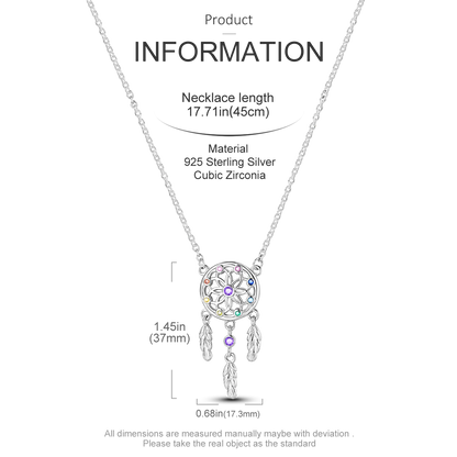 925 Sterling Silver Firefly Heart Zircon Pendant Necklace for Women Anniversary Birthday Gifts KTN024