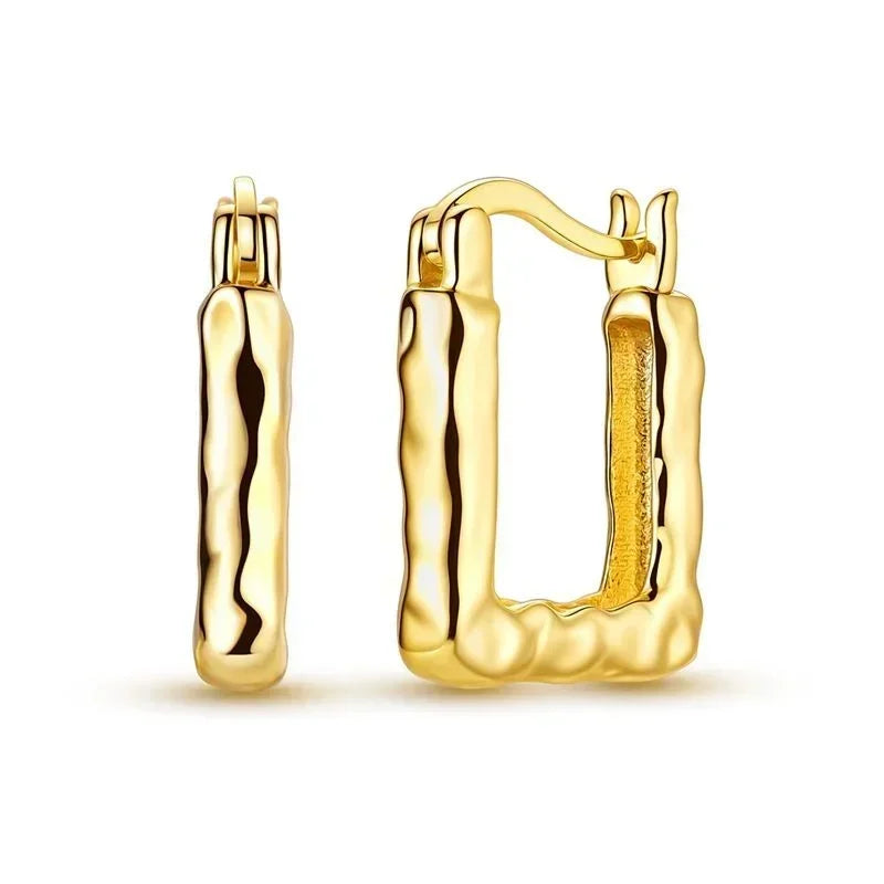 925 Sterling Silver Gold Hoop Earrings Halloween Pumpkin Skull Christmas Tree Zircon Studs for Women DIY Jewelry