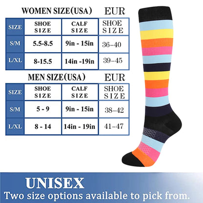 3 Pack Compression Socks For Women Improve Circulation
