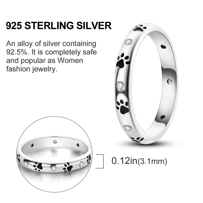 New 925 Sterling Silver Heart Shaped Zircon Starmoon Ring for Women Fine Engagement Wedding Jewelry Gifts SER231