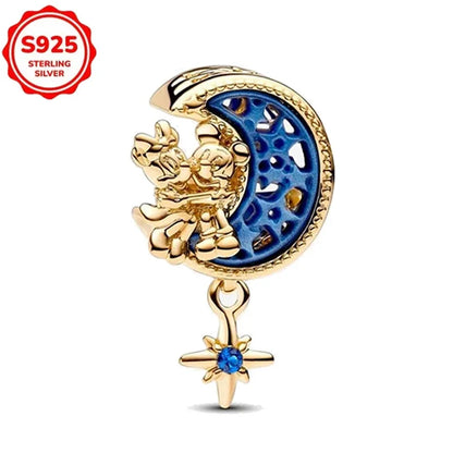Disney 925 Sterling Silver Pixar Character Bead Charm