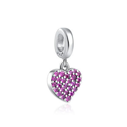 925 Sterling Silver Love Arrow Double Ring Charm for Wedding Anniversary Jewelry A221