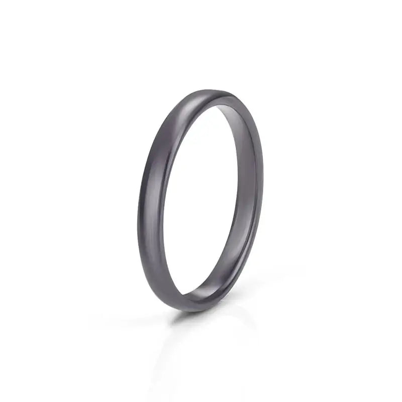 Jiayiqi Smooth Cut Ceramic Rings for Couples in Trendy Colors