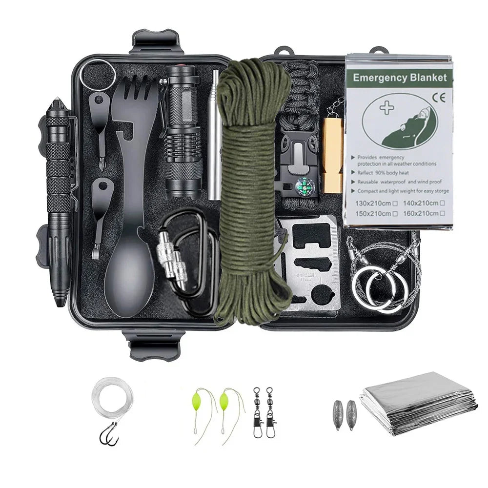 Professional Emergency Survival Kit Gear Tactical Adventure