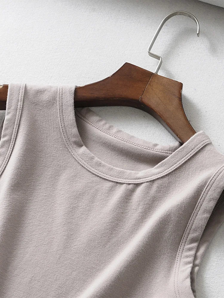 Summer Vintage White Crop Tops Women Biker Punk Sexy Tank