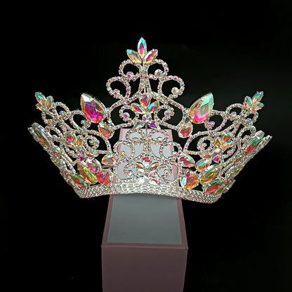 Luxurious Rhinestone Bridal Crown for Pageants and Celebrations