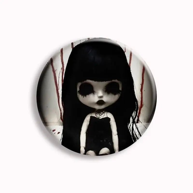 Music Blythe Doll Gothic Style Button Pin Brooch Badge 7