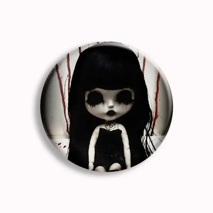 Music Blythe Doll Gothic Style Button Pin Brooch Badge 7