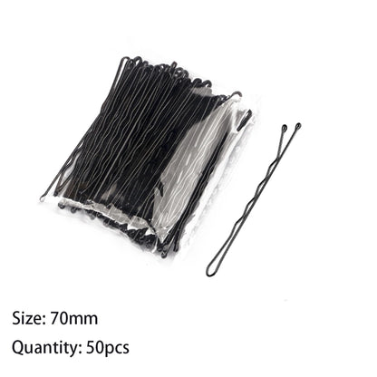 Elegant Bridal U-Shape Hair Pins Set - 50pcs Decorative Clips for Women and Girls