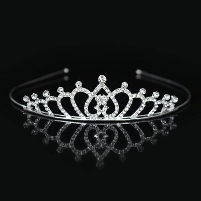 Elegant Crystal Princess Tiaras for Girls Wedding Party Hair Accessories