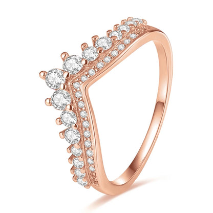 Silver Plated Luxury Stackable Ring for Women with Infinite Flower Design and Zircon Stone for Engagement and Wedding Parties APTR019