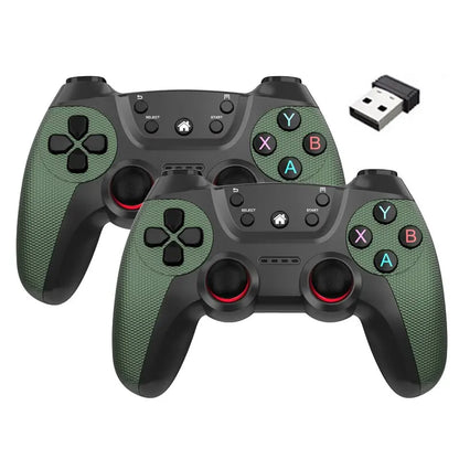 Boyhom Wireless Dual Player 2.4G Gamepad Joystick For Linux PC Smart TV Game Box And Game Stick