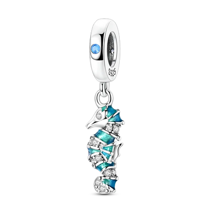 925 Sterling Silver Pumpkin Charm With Zircon Inlay