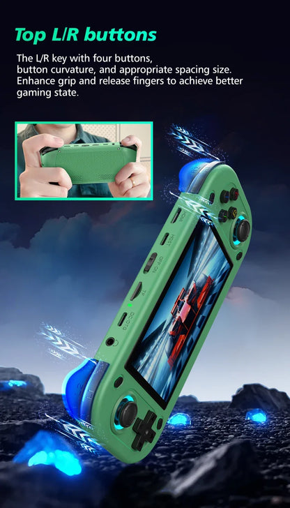 2025 R43S Retro Handheld Game Console 4.3 Inch 1920x1080 Linux EmuELEC Portable Pocket Player HDMI Out 14000 Games Expandable 256GB