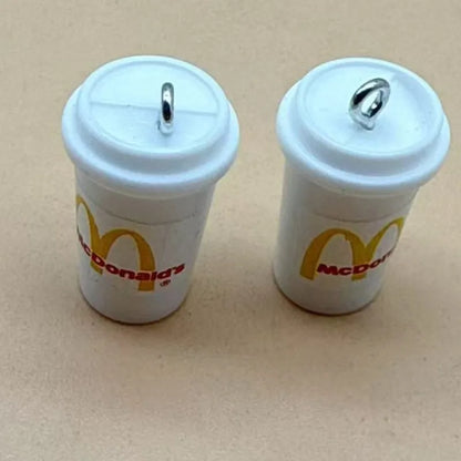 3D Energy Drink Can Charms Set for DIY Keychain and Jewelry Creations