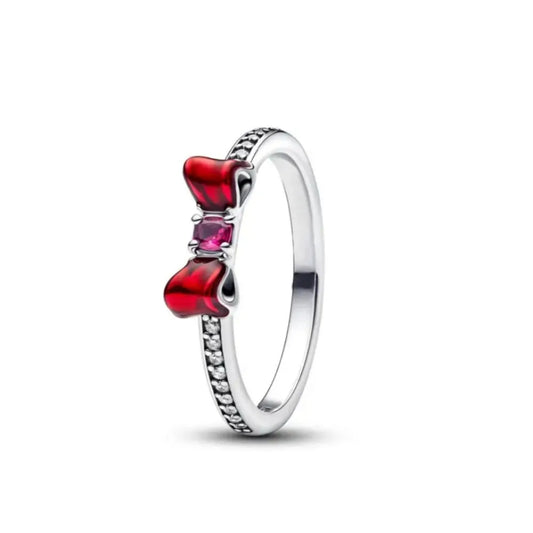 925 Silver Heart Charm Rings for Bracelets with Zircon Stones - Classic 2024 Design P2390