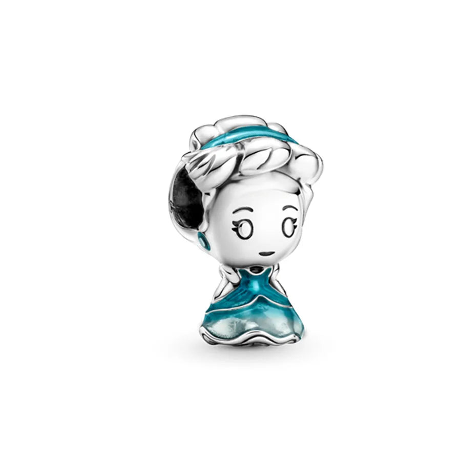 Exquisite 925 Silver Rabbit and Mouse Pendant Beads for DIY European Bracelets with Zircon Accents