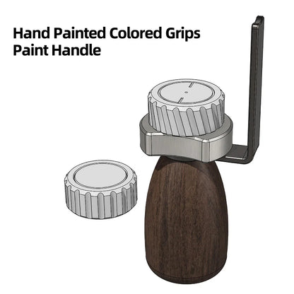 Miniature Painting Table With Rotary Vise Tilt Free Spin