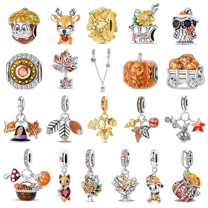 925 Sterling Silver Butterfly Clip Dangle Charms For Women