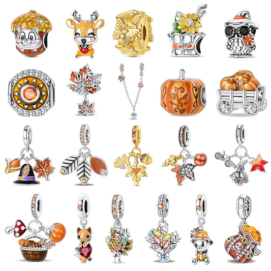 925 Sterling Silver Butterfly Clip Dangle Charms For Women