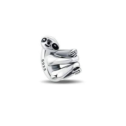 925 Silver Lucky Dragon Flying Pig Lion Penguin Pendant Beads for Women Bracelets Gift PYC0153