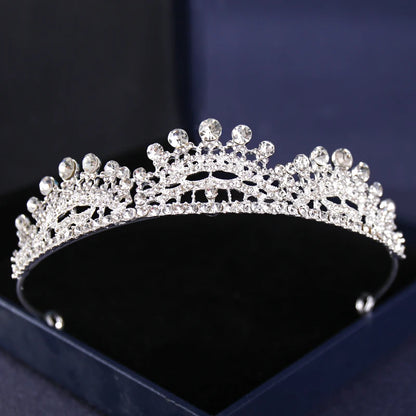 Silver Crysta Baroque Vintage Tiara - Top-Rated Wedding Hair Accessory for Brides & Pageants Silver 4