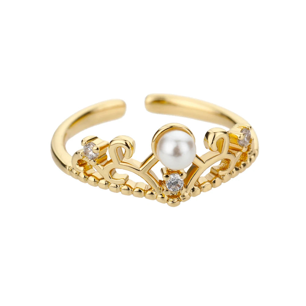 Romantic Geometric Love Ring for Women Stainless Steel Wedding Band