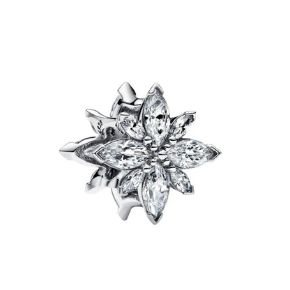 Exquisite 925 Silver Bead Pendant for DIY European Bracelets with Bow Rose Boy and Girl Charms P2286