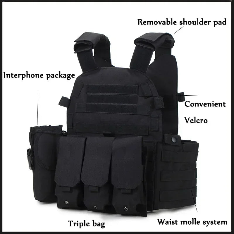 6094 Military Tactical Vest Body Armor for Combat Gear