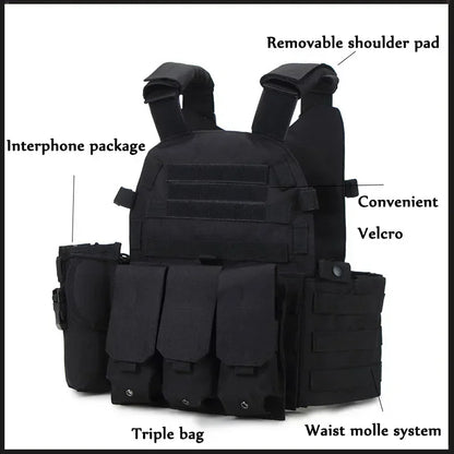 6094 Military Tactical Vest Body Armor for Combat Gear