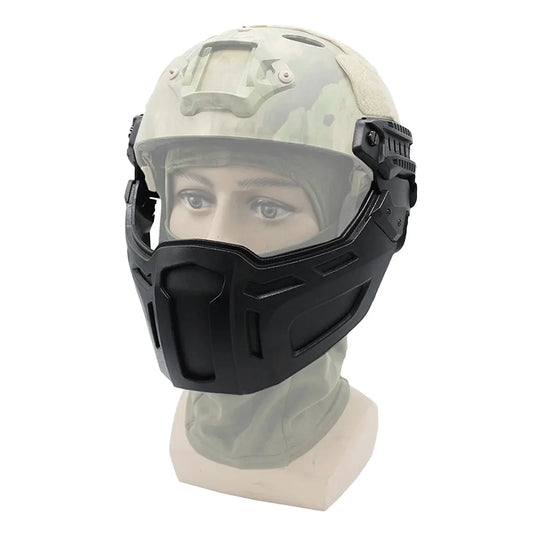 New Tactical FAST Helmet Half Face Mask for Airsoft Gear