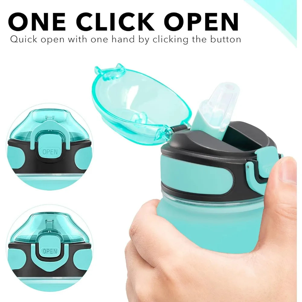 32 Oz Motivational Water Bottle With Straw And Strap