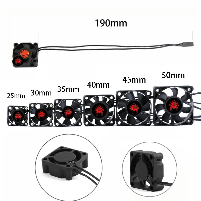 25mm 30mm 35mm 40mm 45mm 50mm High-speed Cooling Fan Universal Parts