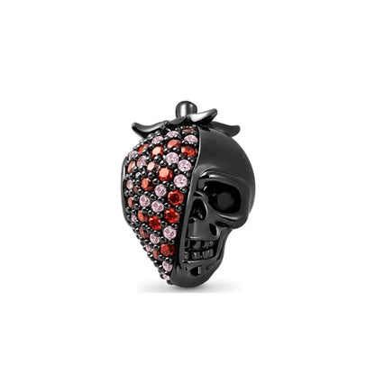 SilverSparkle Animal Skull Pendant for DIY Jewelry Bracelets B3392